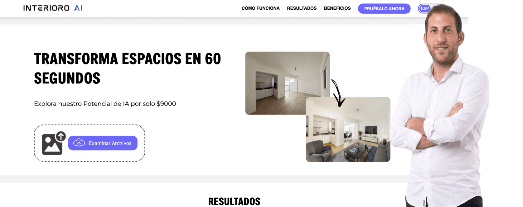 InterioroAI — vista del producto