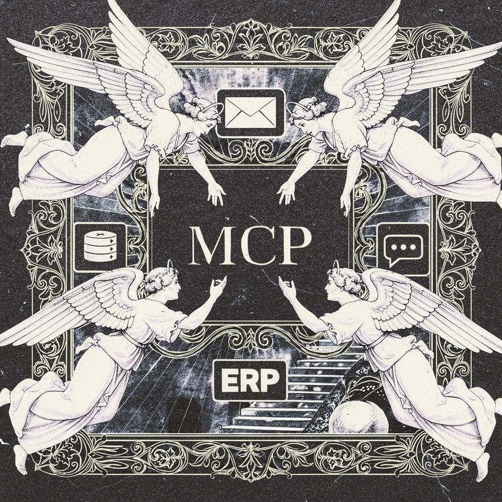 Engraved frame with MCP and connected service icons